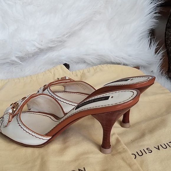 Louis vuitton buckle open sandals shoes - Picture 6 of 8